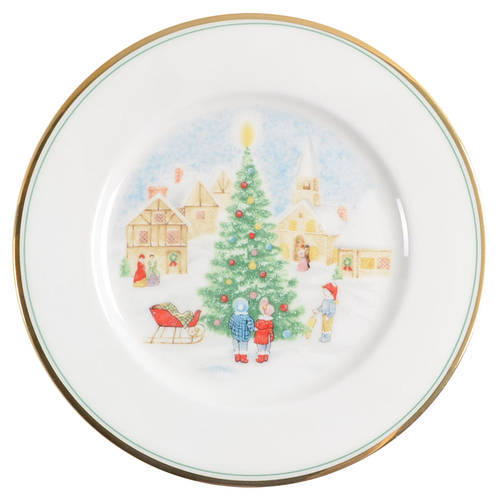 Merry Christmas Bread & Butter Plate