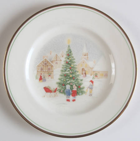 Merry Christmas Salad Plate