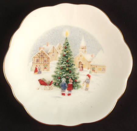 Merry Christmas Wellington Canape Plate