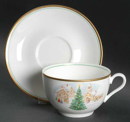 Merry Christmas Jumbo Cup & Saucer Set
