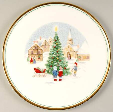 Merry Christmas Cake Plate
