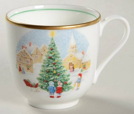Merry Christmas Flat Cup
