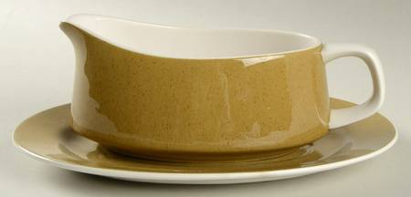 Mediterrania Avocado Green Gravy Boat & Underplate