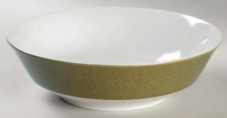 Mediterrania Avocado Green 7" Round Vegetable Bowl