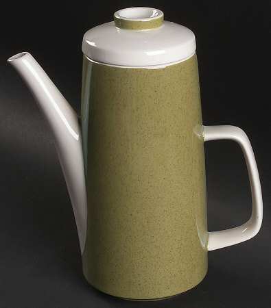 Mediterrania Avocado Green Coffee Pot & Lid