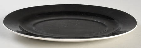 Mediterrania Black Underplate for Gravy Boat