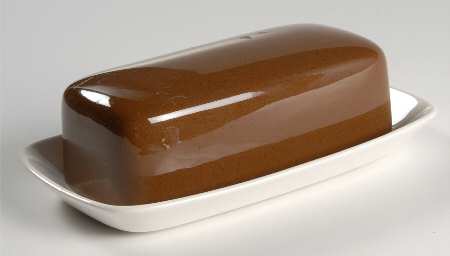 Mediterrania Expresso Brown 1/4 Lb Covered Butter