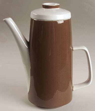 Mediterrania Expresso Brown Coffee Pot & Lid