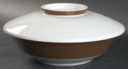 Mediterrania Expresso Brown Round Covered Vegetable