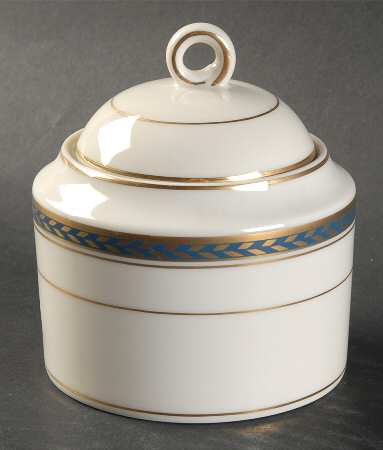Medici Blue Sugar Bowl & Lid