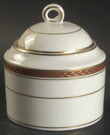Medici Red Sugar Bowl & Lid