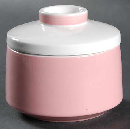 Mediterrania Pink Sugar Bowl & Lid