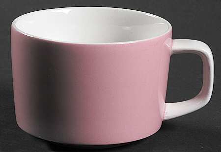 Mediterrania Pink Flat Cup