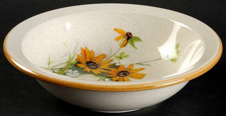 Meadow Green Rim Soup Bowl