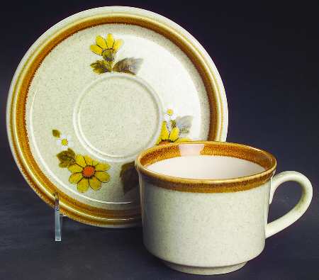 Melissa Flat Cup & Saucer Set