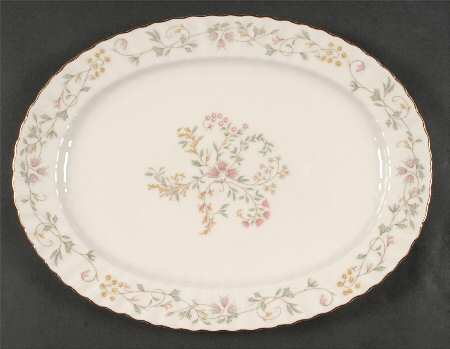 Melinda 14" Oval Serving Platter