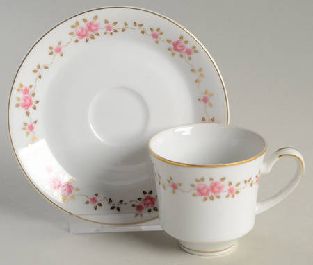 Melissa Footed Demitasse Cup & Saucer Set