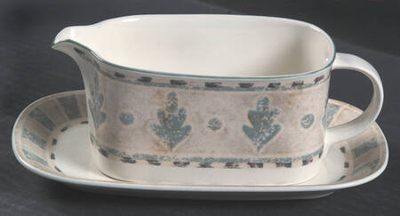 Melodia Gravy Boat & Underplate (Relish/Butter)