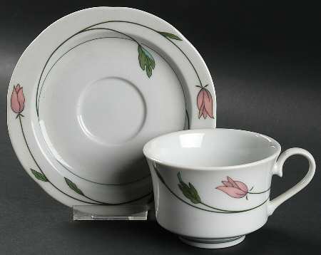 Memory Lane Flat Cup & Saucer Set
