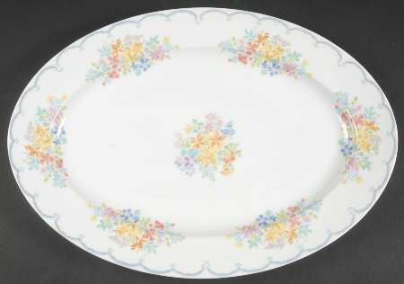 Memoire 16" Oval Serving Platter