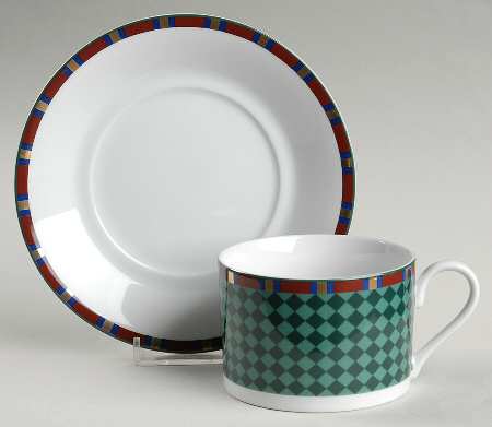 Metropolitan Flat Cup & Saucer Set