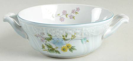 Michelle Flat Cream Soup Bowl
