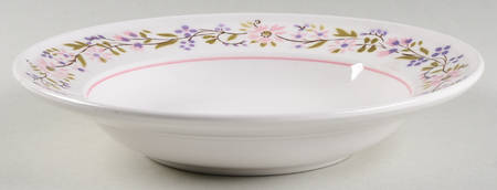 Mille Fleur Rim Soup Bowl