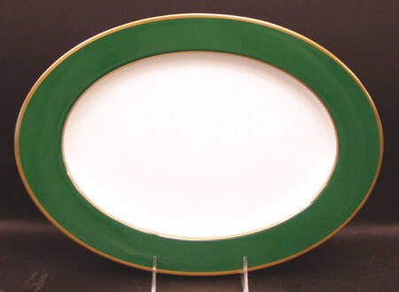 Ming Green 14" Oval Serving Platter