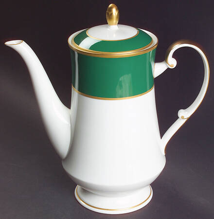 Ming Green Coffee Pot & Lid