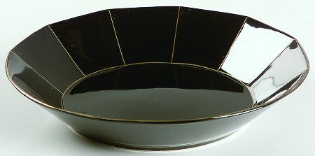 Midnight Gold Coupe Soup Bowl