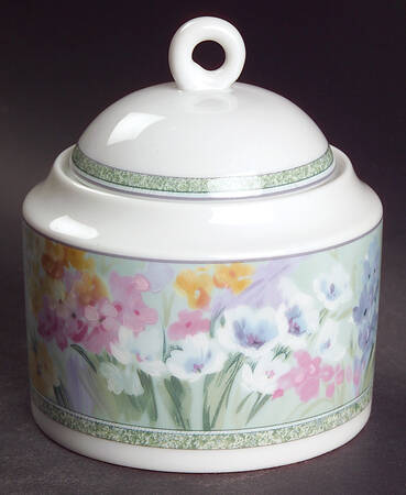 Misty Meadow Sugar Bowl & Lid by Mikasa