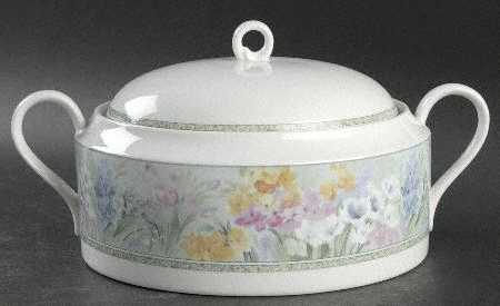Misty Meadow Round Covered Vegetable by Mikasa