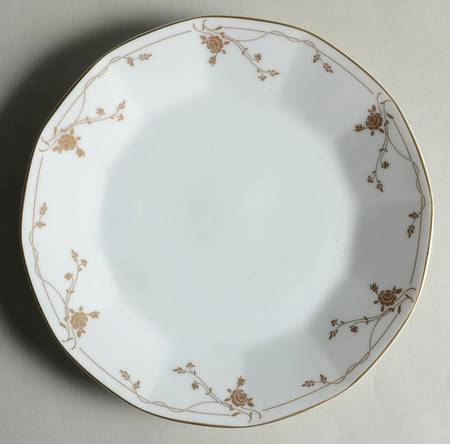 Midas Rose Salad Plate