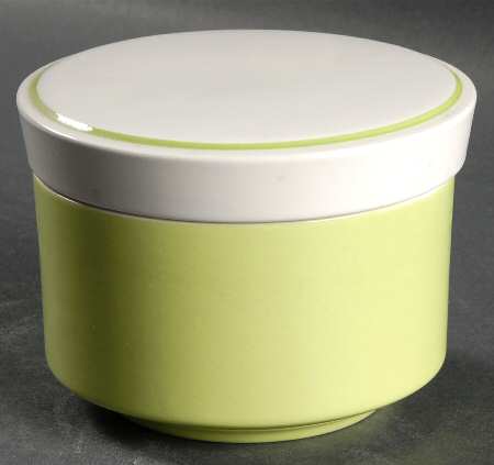 Mint Taffy Sugar Bowl & Lid