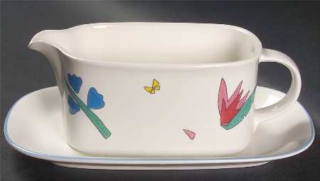 Midnight Tropics Gravy Boat & Underplate