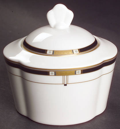 Monte Cristo Black Sugar Bowl & Lid