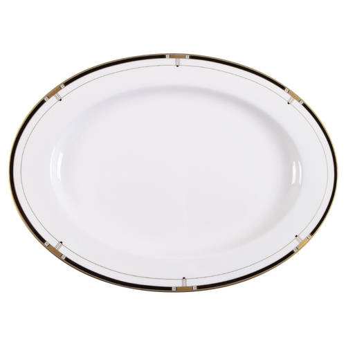 Monte Cristo Black 15" Oval Serving Platter