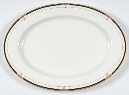 Monte Cristo Black 17" Oval Serving Platter