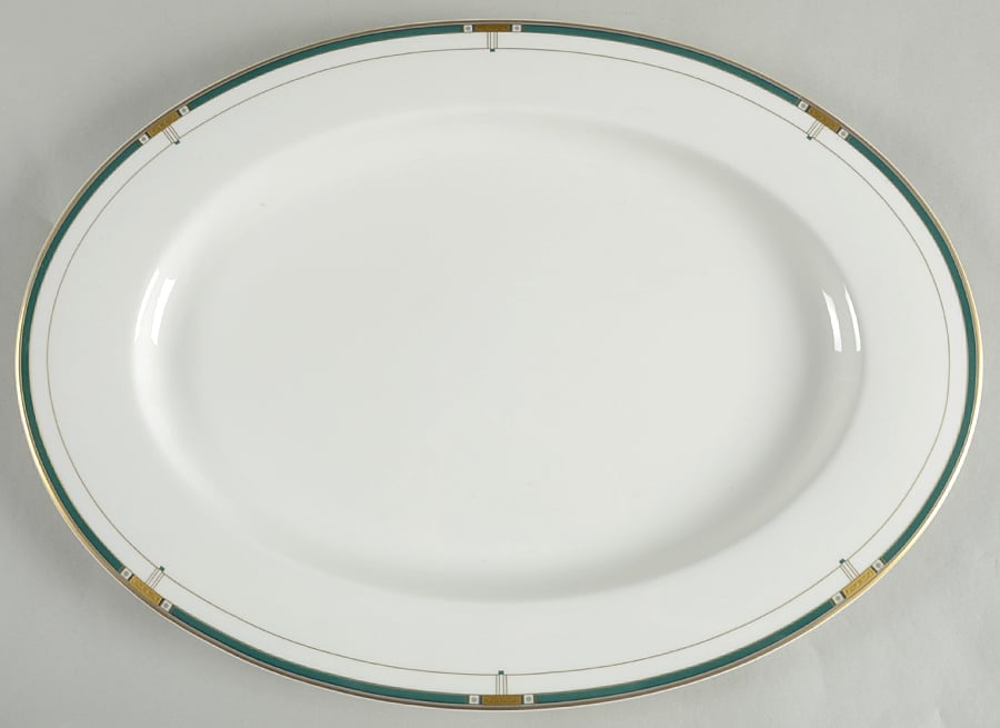 Monte Cristo Jade 17" Oval Serving Platter