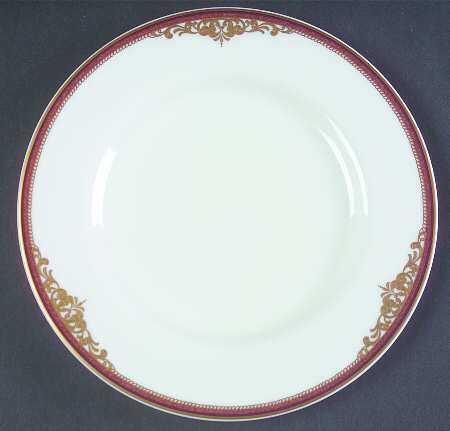 Monarchy Claret Bread & Butter Plate