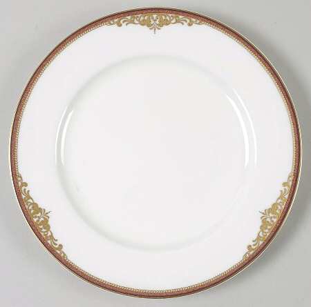 Monarchy Claret Salad Plate by Mikasa