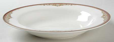 Monarchy Claret Rim Soup Bowl