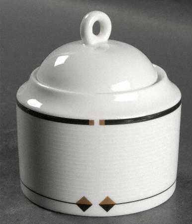 Moderne Sugar Bowl & Lid
