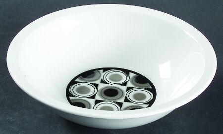 Moon Dot Rim Cereal Bowl