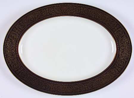 Mount Holyoke 17" Oval Serving Platter