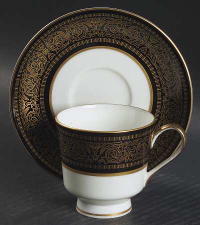 Mount Holyoke Footed Demitasse Cup & Saucer Set