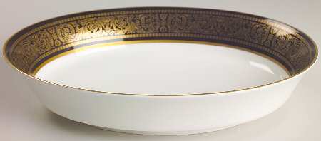 Mount Holyoke 10" Oval Vegetable Bowl