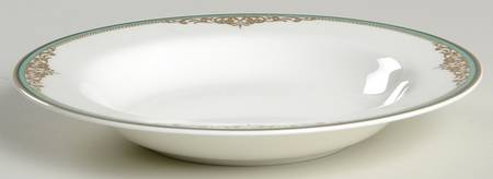 Monarchy Jade Rim Soup Bowl by Mikasa