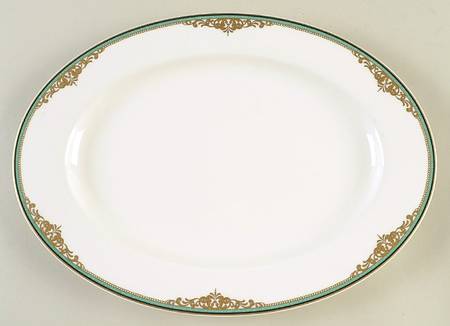 Monarchy Jade 12" Oval Serving Platter