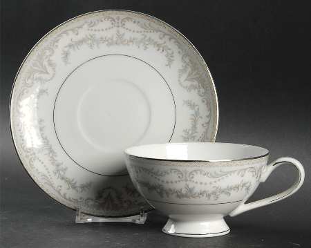 Montclair Footed Cup & Saucer Set